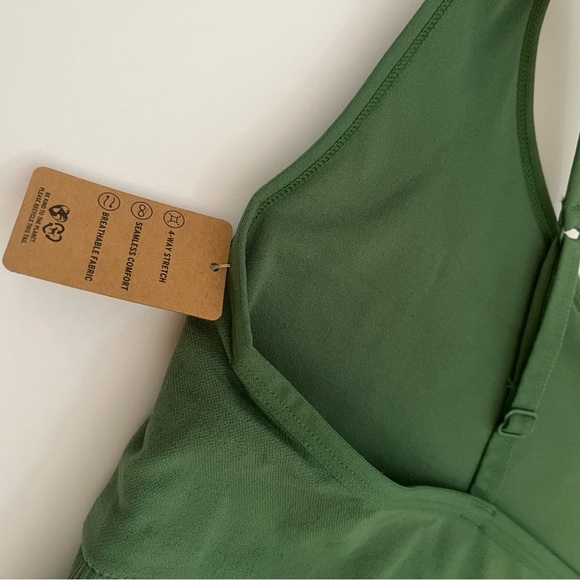 Pink Active seamless crop Sports Bra. Sz. XL - Picture 6 of 8